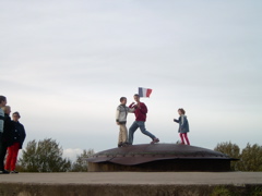 Sur la coupole du Foret de Douaumont