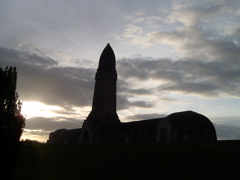 L'ossuaire, soleil couchant